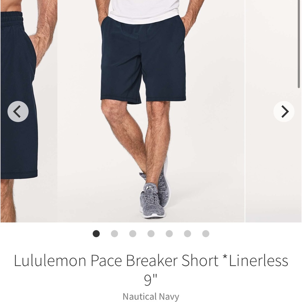 lululemon athletica Pace Breaker Shorts - Nautical Navy